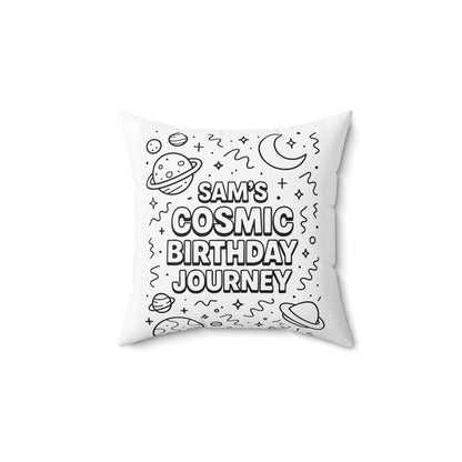 🖍️ Custom Colorable Pillow — Cozy, Color-It-Yourself Charm