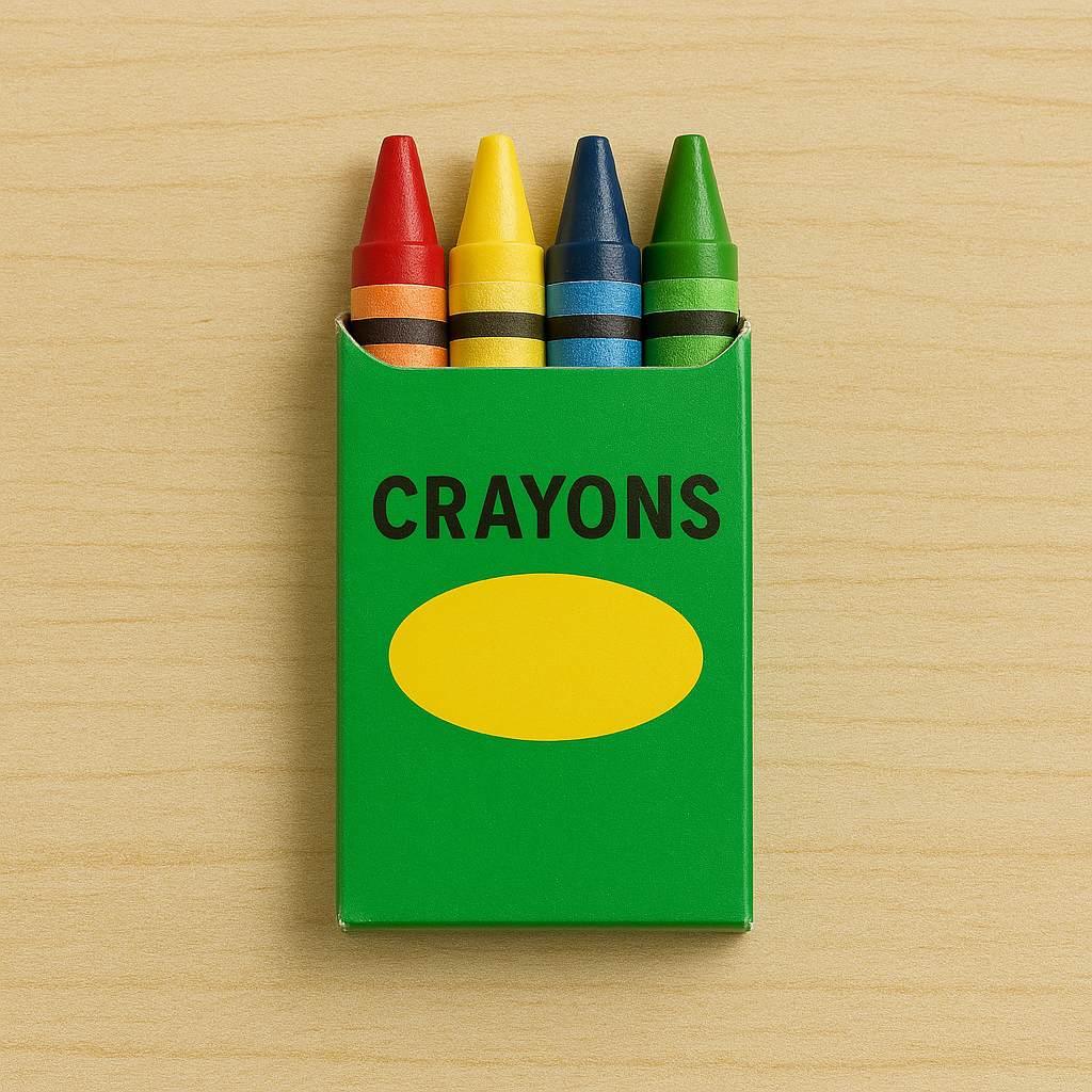 🎨 Crayon Add-On – Add a 4-Pack of Crayons to Any Order